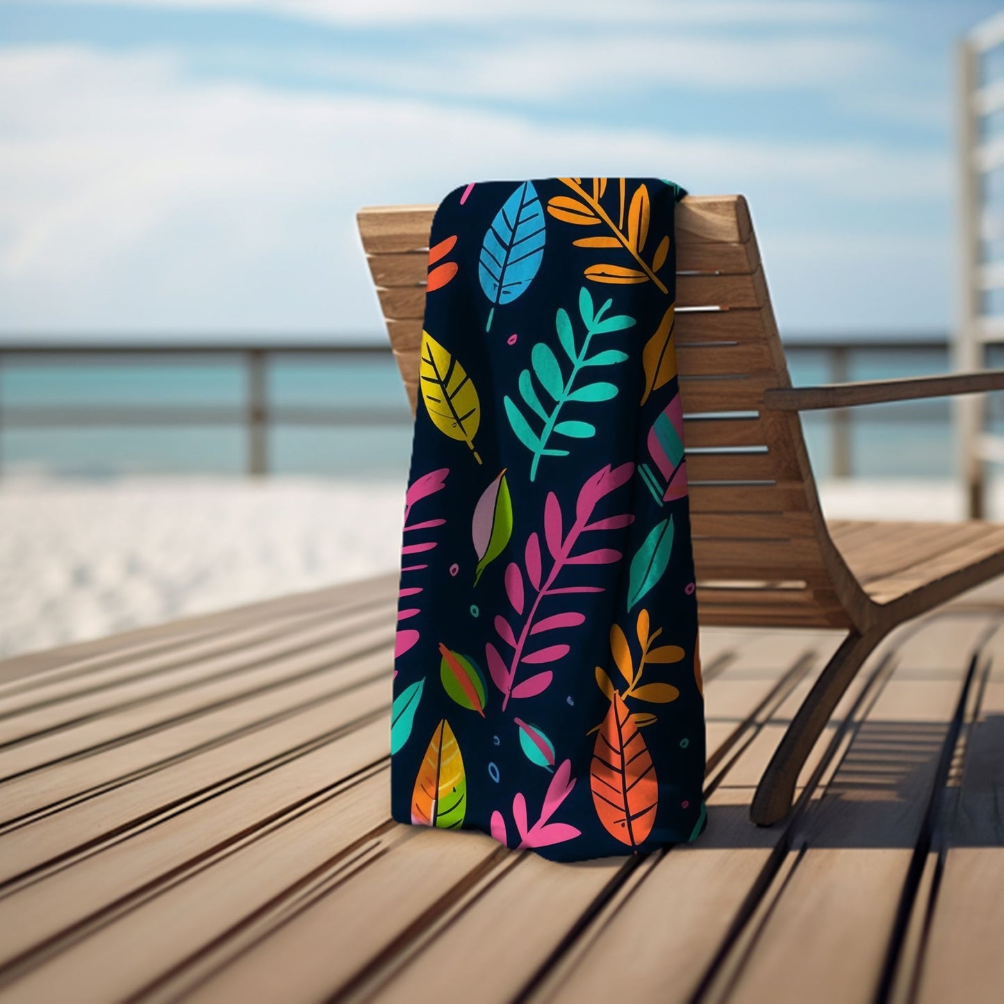 Blossom Breeze Beach Towel