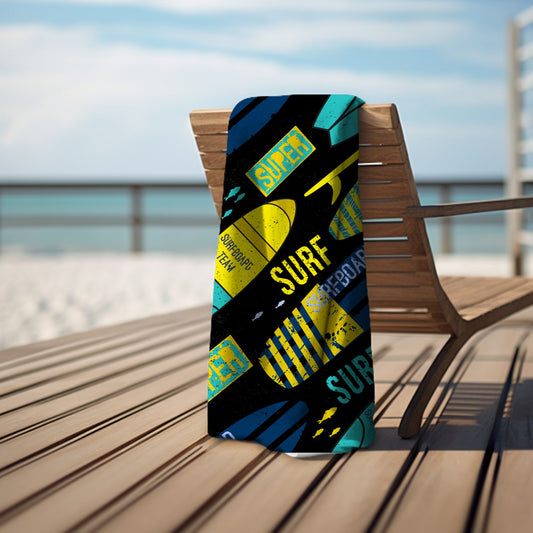 Surfboard Beach Towel