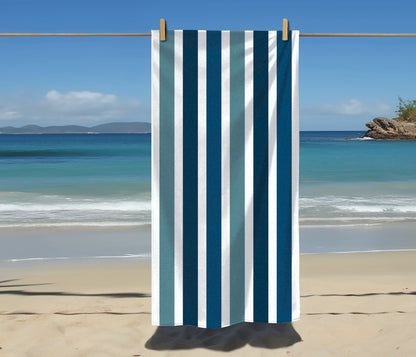 Tidal Stripes Beach Towel