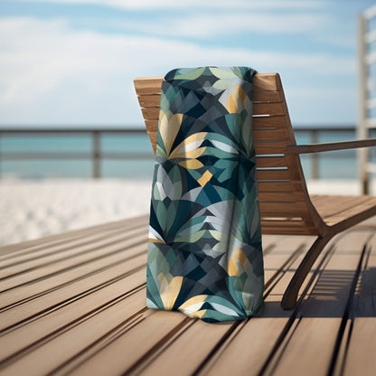 Ocean Mosaic Beach Towel