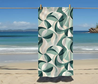 Ocean Mosaic Beach Towel