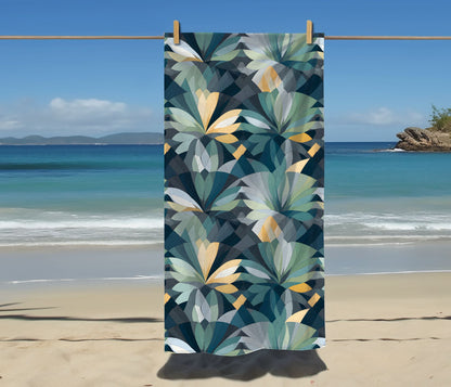 Ocean Mosaic Beach Towel