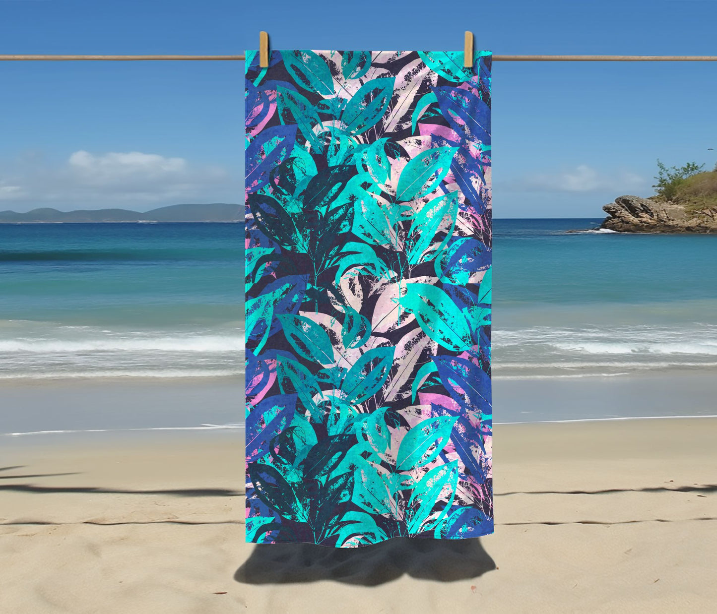 Tropical Delight Beach Towel