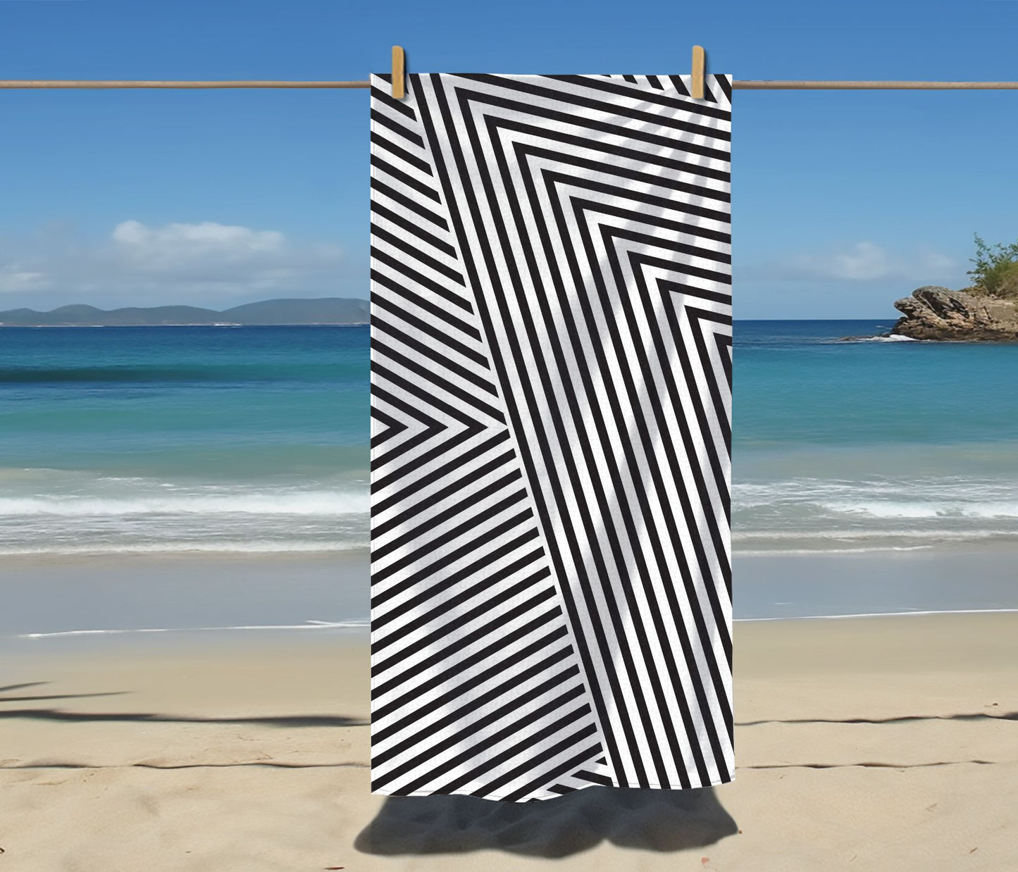 ArtWave Beach Towel