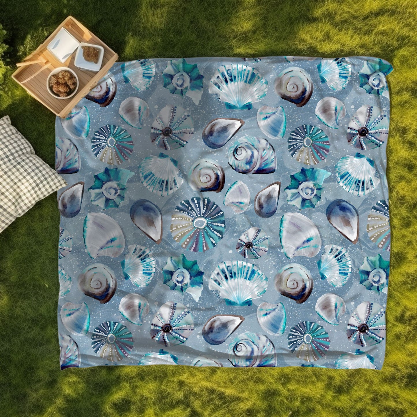 Seashell  Picnic Blanket