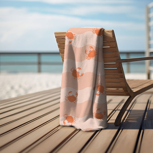 Aqua Pincher Beach Towel