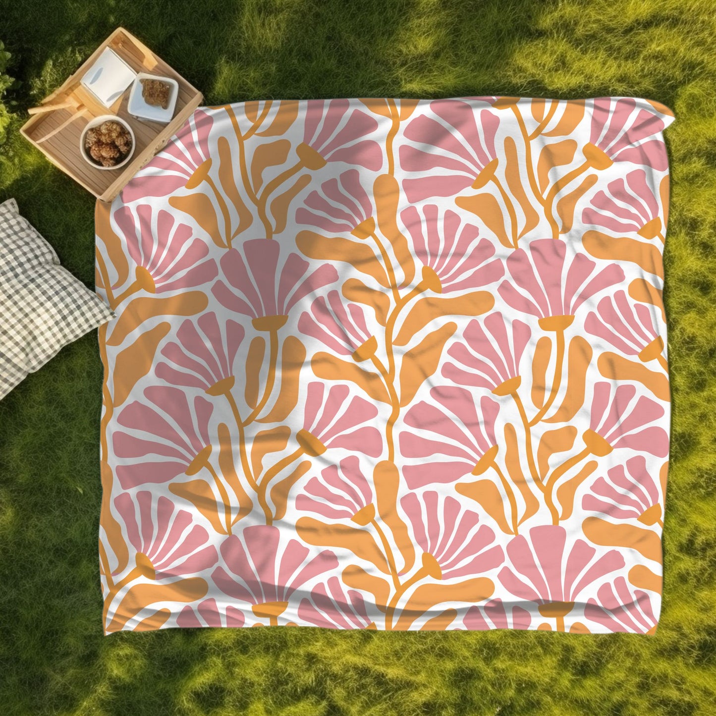 Urban Bloom Picnic Blanket